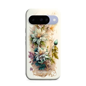Odolný obal Mobiwear Elite Pro - Google Pixel 10 - E014E Krémové květy