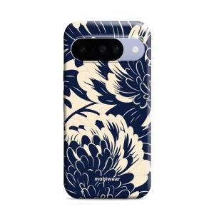 Odolný obal Mobiwear Elite Pro - Google Pixel 10 - EA40E Modré a béžové květy