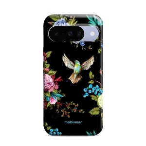 Odolný obal Mobiwear Elite Pro - Google Pixel 10 - ED09E Ptáček a květy