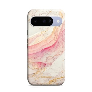 Odolný obal Mobiwear Elite Pro - Google Pixel 10 - EP32E Růžový a zlatavý mramor