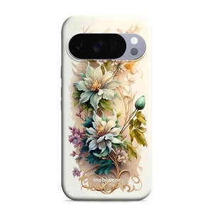 Odolný obal Mobiwear Elite Pro - Google Pixel 10 Pro - E014E Krémové květy