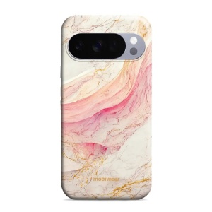 Odolný obal Mobiwear Elite Pro - Google Pixel 10 Pro - EP32E Růžový a zlatavý mramor