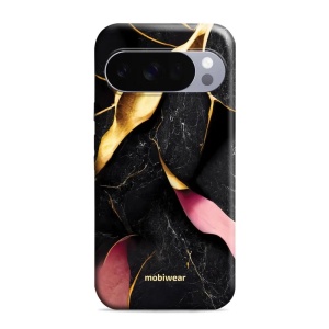 Odolný obal Mobiwear Elite Pro - Google Pixel 10 Pro - EP35E Černý a zlatavý mramor
