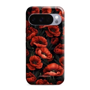 Odolný obal Mobiwear Elite Pro - Google Pixel 10 Pro - EP45E Temné červené květy