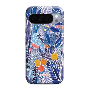 Odolný obal Mobiwear Elite Pro - Google Pixel 10 Pro XL - EP03E Modrá květena