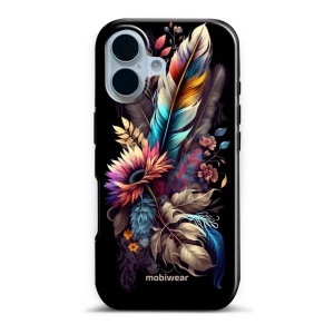 Odolný obal Mobiwear Elite Pro - Apple iPhone 17 - E011E Kytice s pírkem
