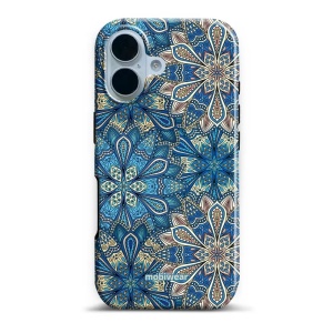 Odolný obal Mobiwear Elite Pro - Apple iPhone 17 - E108E Modré mandala květy