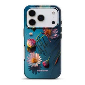 Odolný obal Mobiwear Elite Pro - Apple iPhone 17 Pro - E013E Květy na hladině