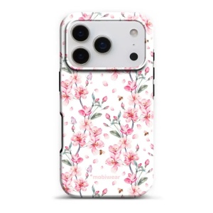 Odolný obal Mobiwear Elite Pro - Apple iPhone 17 Pro - E124E Růžové květy