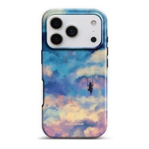 Odolný obal Mobiwear Elite Pro - Apple iPhone 17 Pro - ER09E Dívka na houpačce v oblacích