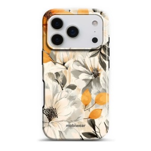 Odolný obal Mobiwear Elite Pro - Apple iPhone 17 Pro - EP75E Podzimní květy