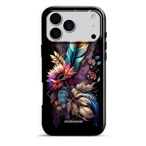 Odolný obal Mobiwear Elite Pro - Apple iPhone 17 Pro Max - E011E Kytice s pírkem