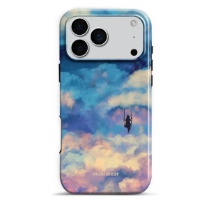 Odolný obal Mobiwear Elite Pro - Apple iPhone 17 Pro Max - ER09E Dívka na houpačce v oblacích