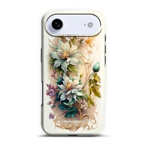 Odolný obal Mobiwear Elite Pro - Apple iPhone Air - E014E Krémové květy