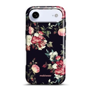 Odolný obal Mobiwear Elite Pro - Apple iPhone Air - ED11E Růže na černé