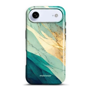 Odolný obal Mobiwear Elite Pro - Apple iPhone Air - EP37E Zlatavý a zelenkavý mramor