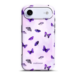 Odolný obal Mobiwear Elite Pro - Apple iPhone Air - EP77E Fialoví motýlci