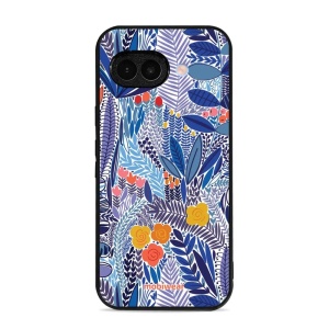 Lesklý kryt Mobiwear Glossy - Google Pixel 9A - G037G - Modrá květena