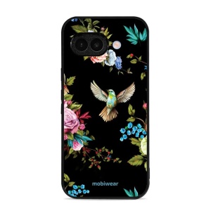 Lesklý kryt Mobiwear Glossy - Google Pixel 9A - G041G - Ptáček a květy