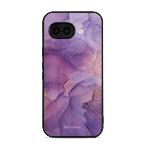 Lesklý kryt Mobiwear Glossy - Google Pixel 9A - G050G - Fialový mramor