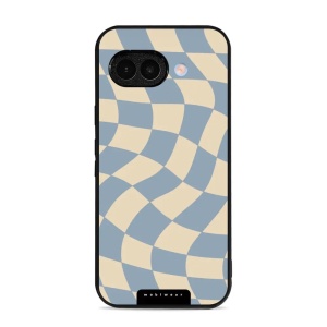 Lesklý kryt Mobiwear Glossy - Google Pixel 9A - GA59G Modrá a béžová šachovnice