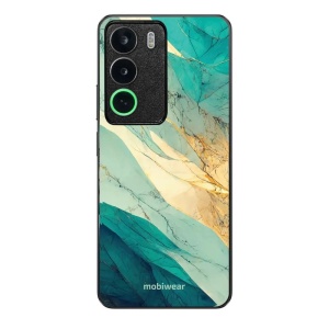 Lesklý kryt Mobiwear Glossy - Realme C71 - G024G - Zlatavý a zelenkavý mramor