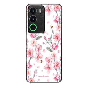 Lesklý kryt Mobiwear Glossy - Realme C71 - G033G - Růžové květy