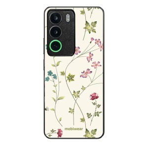 Lesklý kryt Mobiwear Glossy - Realme C71 - G035G - Tenké rostlinky s květy