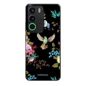 Lesklý kryt Mobiwear Glossy - Realme C71 - G041G - Ptáček a květy
