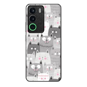 Lesklý kryt Mobiwear Glossy - Realme C71 - G045G - Kočičky