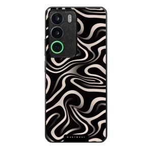 Lesklý kryt Mobiwear Glossy - Realme C71 - GA63G Vlnky a linky