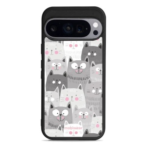 Lesklý kryt Mobiwear Glossy - Google Pixel 9 - G045G - Kočičky