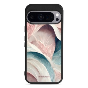 Lesklý kryt Mobiwear Glossy - Google Pixel 9 Pro - G026G - Růžový a zelenkavý mramor