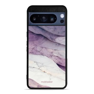 Lesklý kryt Mobiwear Glossy - Google Pixel 8 Pro - G028G - Bílý a fialový mramor
