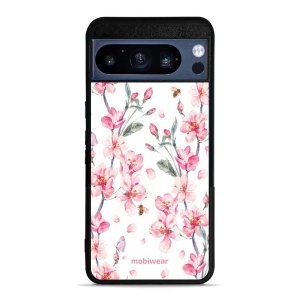 Lesklý kryt Mobiwear Glossy - Google Pixel 8 Pro - G033G - Růžové květy