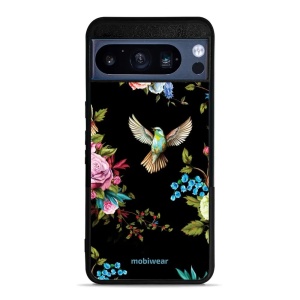 Lesklý kryt Mobiwear Glossy - Google Pixel 8 Pro - G041G - Ptáček a květy