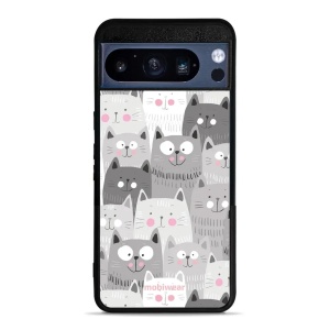 Lesklý kryt Mobiwear Glossy - Google Pixel 8 Pro - G045G - Kočičky