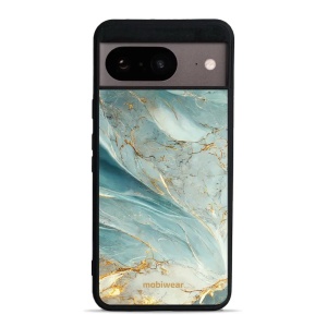 Lesklý kryt Mobiwear Glossy - Google Pixel 8 - G022G Zelenkavý a zlatavý mramor