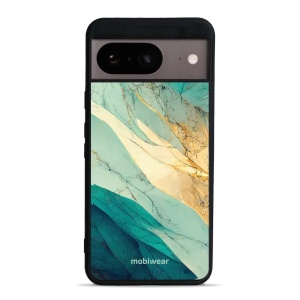 Lesklý kryt Mobiwear Glossy - Google Pixel 8 - G024G - Zlatavý a zelenkavý mramor
