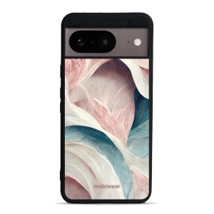 Lesklý kryt Mobiwear Glossy - Google Pixel 8 - G026G - Růžový a zelenkavý mramor