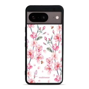 Lesklý kryt Mobiwear Glossy - Google Pixel 8 - G033G - Růžové květy