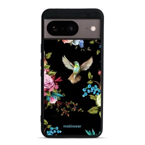 Lesklý kryt Mobiwear Glossy - Google Pixel 8 - G041G - Ptáček a květy