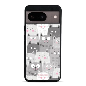Lesklý kryt Mobiwear Glossy - Google Pixel 8 - G045G - Kočičky