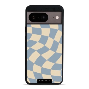 Lesklý kryt Mobiwear Glossy - Google Pixel 8 - GA59G Modrá a béžová šachovnice