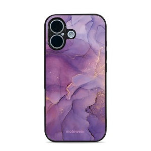 Lesklý kryt Mobiwear Glossy - Apple iPhone 17 - G050G - Fialový mramor