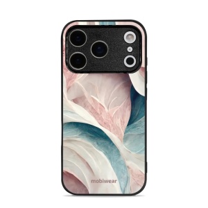 Lesklý kryt Mobiwear Glossy - Apple iPhone 17 Pro - G026G - Růžový a zelenkavý mramor