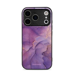 Lesklý kryt Mobiwear Glossy - Apple iPhone 17 Pro - G050G - Fialový mramor