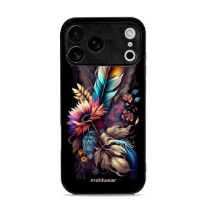 Lesklý kryt Mobiwear Glossy - Apple iPhone 17 Pro Max - G011G Kytice s pírkem
