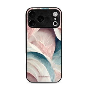 Lesklý kryt Mobiwear Glossy - Apple iPhone 17 Pro Max - G026G - Růžový a zelenkavý mramor