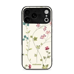 Lesklý kryt Mobiwear Glossy - Apple iPhone 17 Pro Max - G035G - Tenké rostlinky s květy